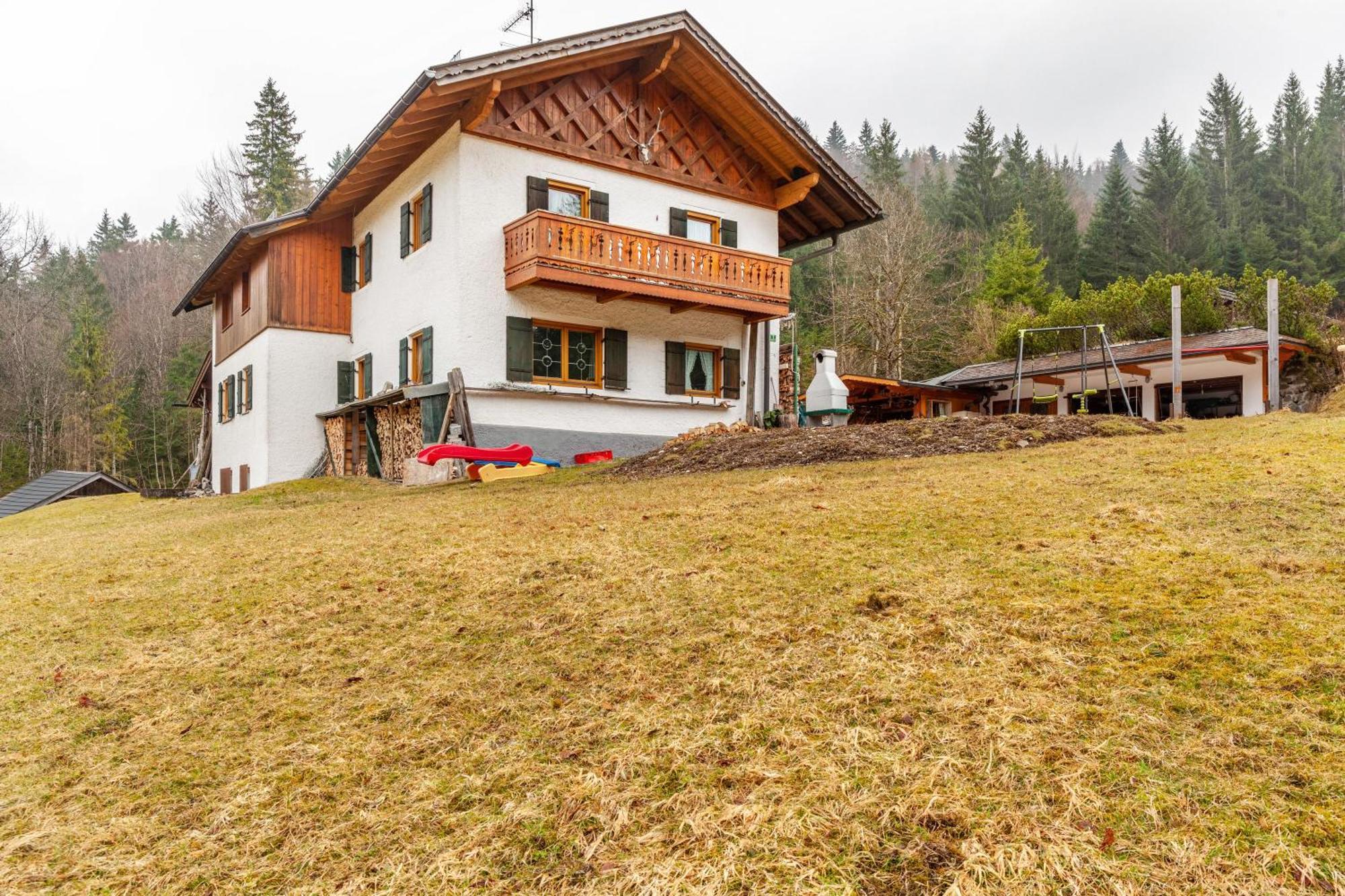 Ferienwohnung Kraus Eibsee ไกรน์เนา ภายนอก รูปภาพ